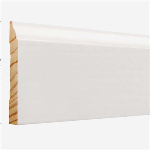 BASEBOARD PRIMED WHITE OAK 1/2 X 3-1/4